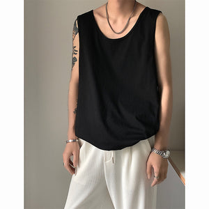 Summer Cotton Tank Top Sleeveless T-Shirt