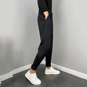 Loose Mid-waisted Casual Harem Pencil Pants