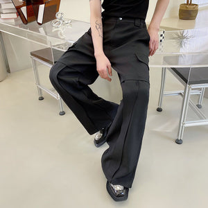 Loose Casual Big Pocket Trousers