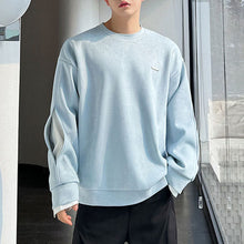 Load image into Gallery viewer, Fake Two Piece Sleeves Slit Loose Sweatshirt
