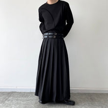 Load image into Gallery viewer, Pleated Double Belt Skirt
