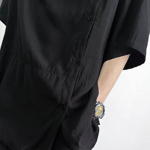 Black Thin Loose T-Shirt