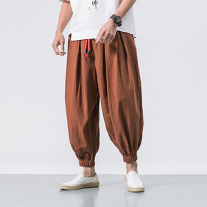 Cotton Linen Casual Pants