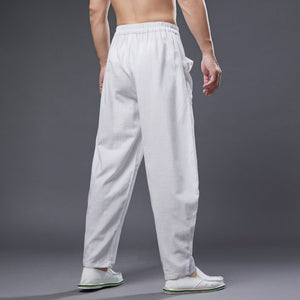 Simple Cotton Linen Harem Pants