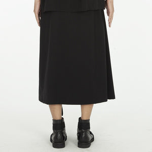 Loose Tie Wide-Leg Culottes