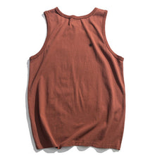 Load image into Gallery viewer, Solid Color Loose Sleeveless T-shirt
