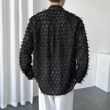 Load image into Gallery viewer, Fringe Transparent Stage Long Sleeve Shirt
