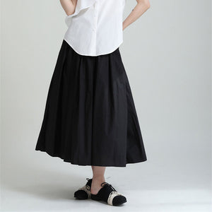 Puffy Multi-layered A-line Skirt