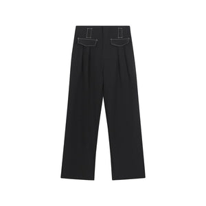 High Waist Straight Leg Lounge Pants