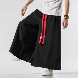 Cotton Linen Casual Wide Leg Harem Pants