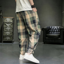 Load image into Gallery viewer, Men&#39;s Plaid Harem Pants
