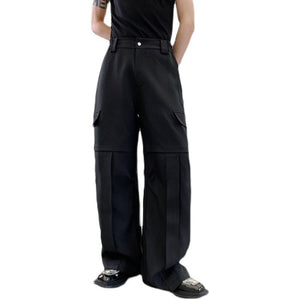 Loose Casual Big Pocket Trousers