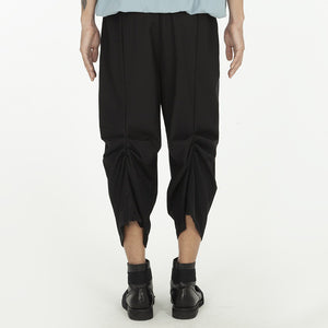 Loose Casual Cropped Pants