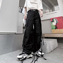 Load image into Gallery viewer, Hip Hop Street Streamers Casual Cargo Pants
