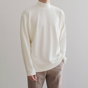 Winter High Neck Long Sleeve T-shirt