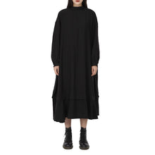 Load image into Gallery viewer, Simple Irregular Long Sleeve Dress
