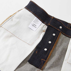 Japanese Retro Button Jeans