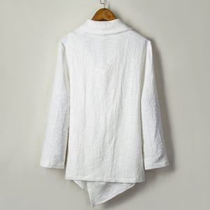 Cotton And Linen Mid-length Top