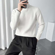 Load image into Gallery viewer, Turnable Turtleneck Slim Fit Knit Sweater
