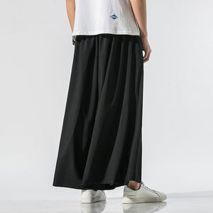 Cotton Linen Casual Wide Leg Harem Pants