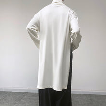 Load image into Gallery viewer, High Neck Side Slits Long Sweatshirt
