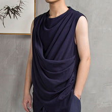 Load image into Gallery viewer, Summer Cotton Linen Sleeveless Vest
