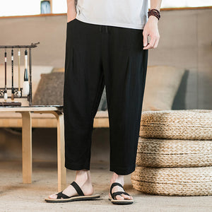 Men's Summer Linen Loose Casual Pants