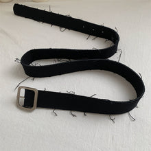 Load image into Gallery viewer, Fringe Trim Buckle Belt
