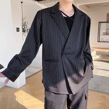 Load image into Gallery viewer, Slanted Placket One Button Shirt Blazer
