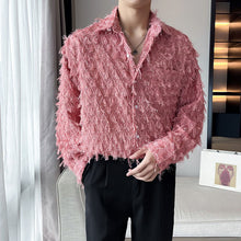 Load image into Gallery viewer, Fringe Transparent Stage Long Sleeve Shirt
