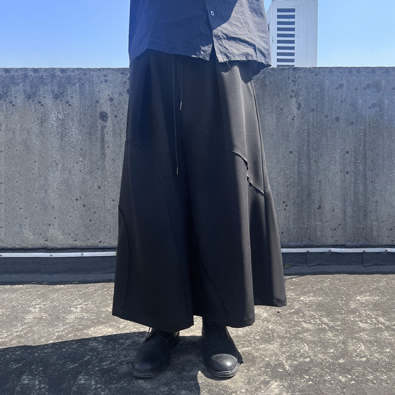 Three-dimensional Wide-leg Pants