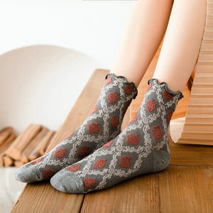 Winter Loose Breathable Cotton Ankle Socks