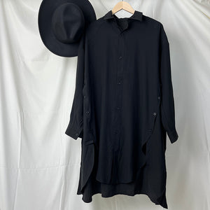 Side Slits Loose Shirt