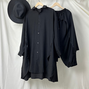 Side Slits Loose Shirt