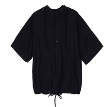 Load image into Gallery viewer, Hooded Drop Shoulder Shirt Top
