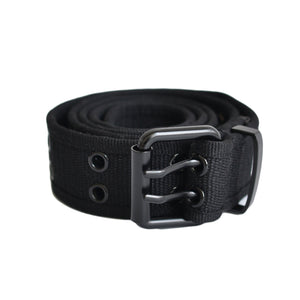 Double Buckle Canvas Belt