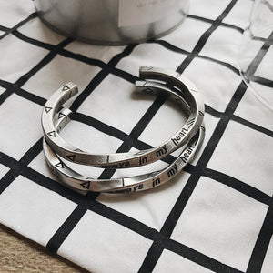 Titanium Mobius Open Bracelet