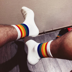 Rainbow Stripe Sports Socks