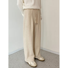 Load image into Gallery viewer, Straight Drape Wide Leg Knit Pants
