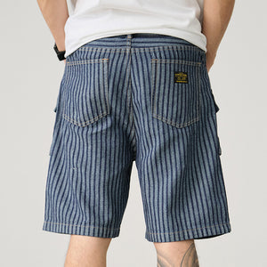 Pocket Striped Shorts