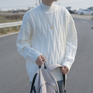 Half Turtleneck Knitted Sweater