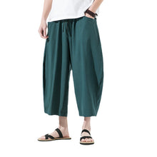 Load image into Gallery viewer, Loose Harem Stretch Cropped Wide Leg Pants
