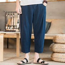 Load image into Gallery viewer, Men&#39;s Summer Linen Loose Casual Pants
