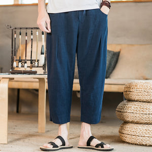 Men's Summer Linen Loose Casual Pants