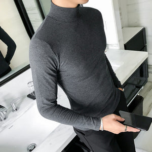 Solid Long-sleeved T-shirt