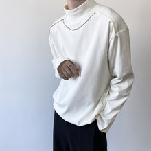 Load image into Gallery viewer, Half High Collar Plus Velvet T-shirt
