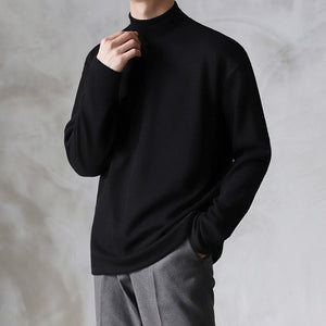 Winter High Neck Long Sleeve T-shirt