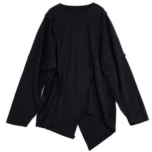 Paneled Long-sleeve T-shirt