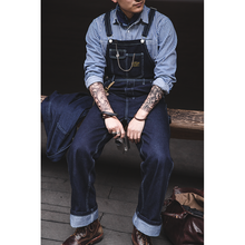 Load image into Gallery viewer, American Retro Denim Overalls
