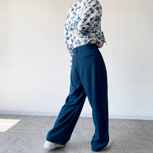 Retro Straight-leg Trousers